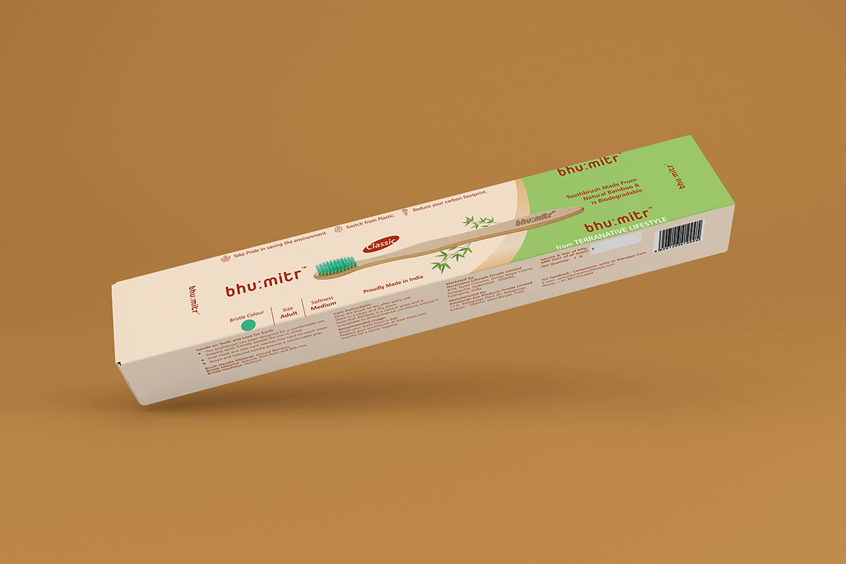 tooth brush brand packaging design Hyderabad